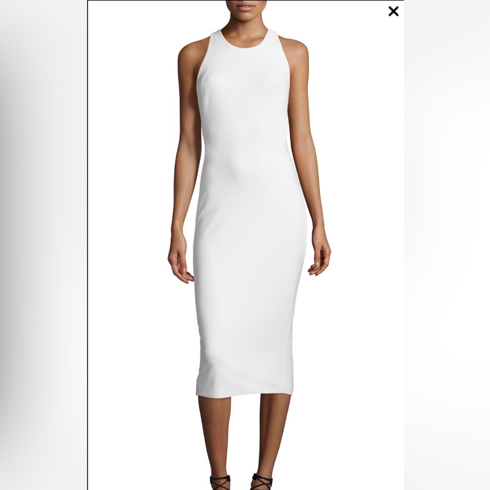 Elizabeth and James size 6
Darla Sleeveless Midi Sheath Dress, Ivory